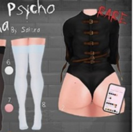 {Sakura} Straight Jacket DARKS - Lara - RARE