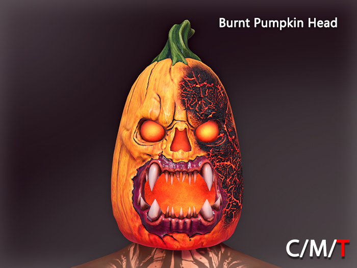"Killer's" Burnt Pumpkin Head