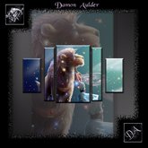 NuTec: Zodiac Leo 5 Panel Wall Art