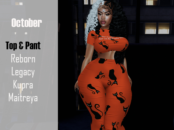 16//Oct top & Pants Bad Luck
