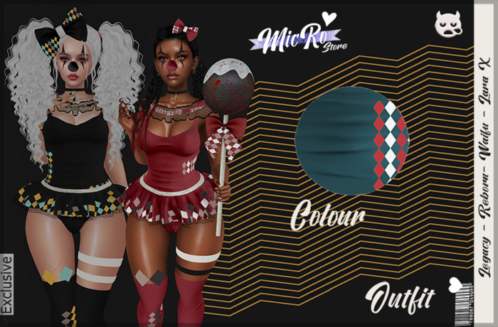 - MicRo - Outfit Jester Blue