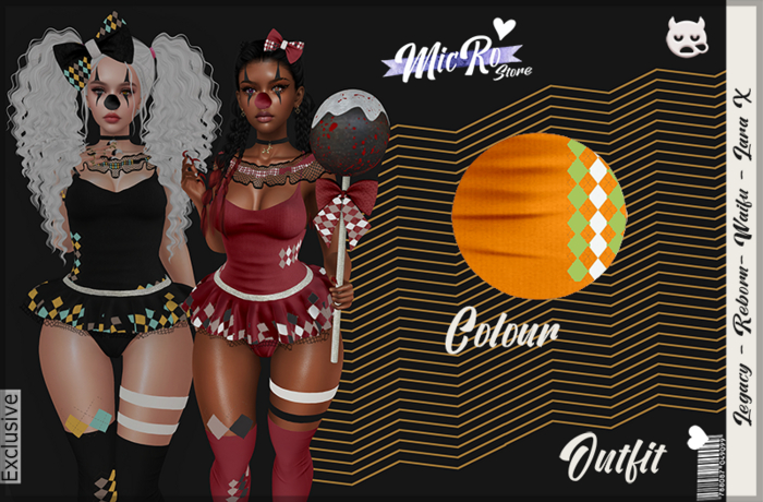 - MicRo - Outfit Jester Orange
