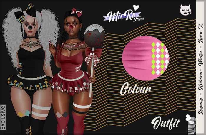 - MicRo - Outfit Jester Pink