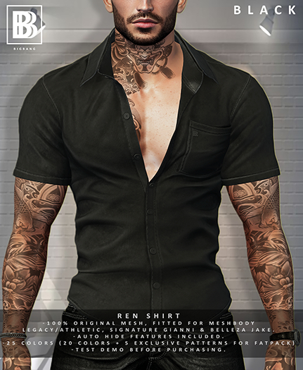 [BB] Ren Shirt - Black