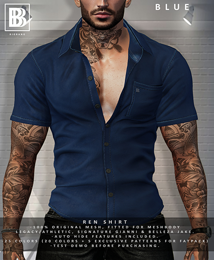 [BB] Ren Shirt - Blue