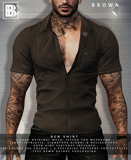 [BB] Ren Shirt - Brown