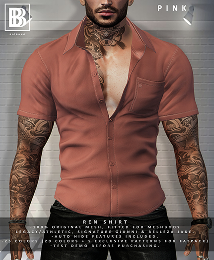 [BB] Ren Shirt - Pink