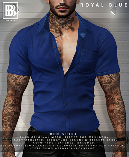 [BB] Ren Shirt - Royal Blue