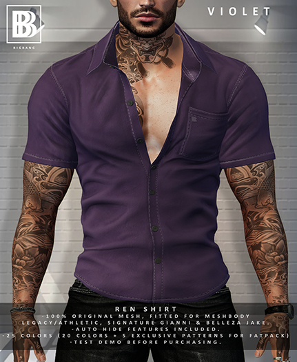 [BB] Ren Shirt - Violet