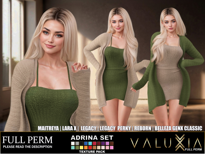 VALUXIA[FP] - Adrina Set TEXTURE PACK FULL PERM