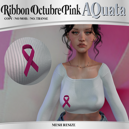 AQuata - Ribbon Octubre Pink
