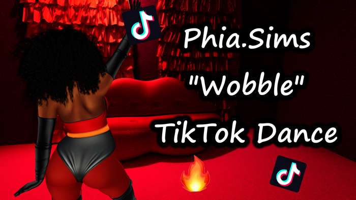 Phia.Sims Wobble TikTok Dance Animation