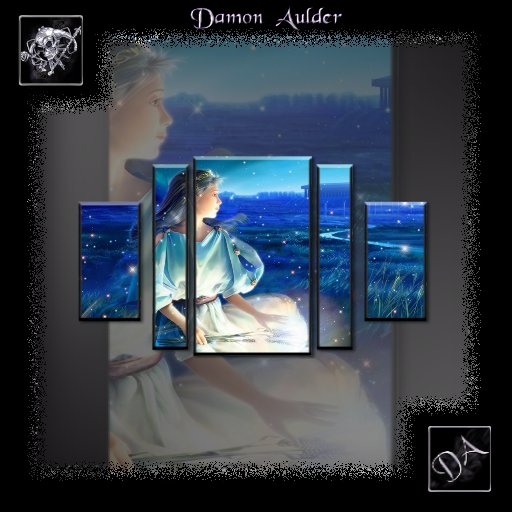 NuTec: Zodiac Virgo 5 Panel Wall Art 