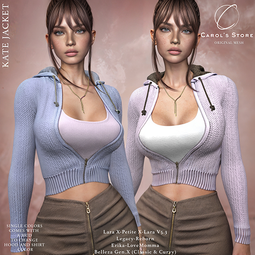 Carol's Store- Kate Jacket Light Blue