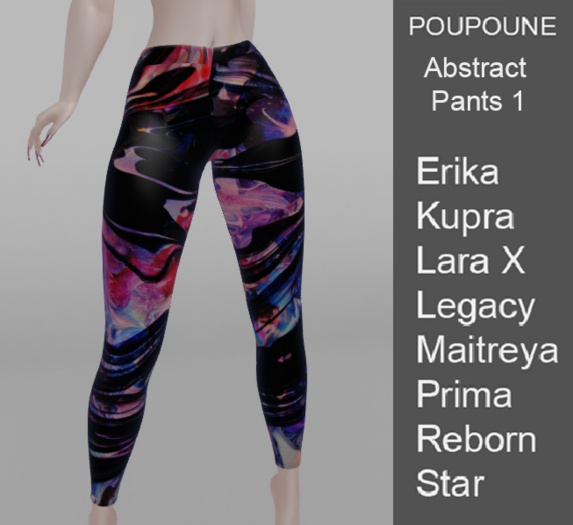POUPOUNE Abstract Pants 1