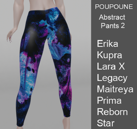 POUPOUNE Abstract Pants 2
