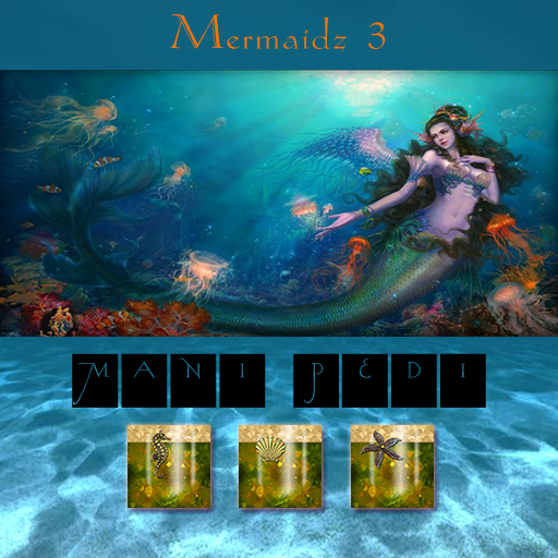 ~Mani Pedi~ Mermaidz 3 Polish - Seaweed - Legacy HUD