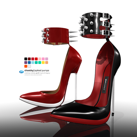 [Gos] Chastity Spiked Pumps - Fetish Collection