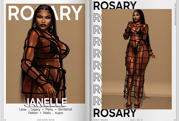 Rosary. Janelle . Black