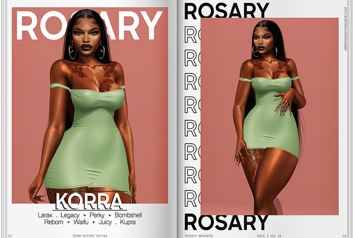Rosary. Korra . Mint