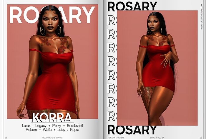 Rosary. Korra . Red