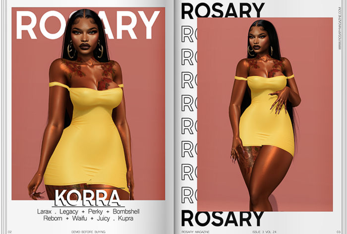 Rosary. Korra . Yellow