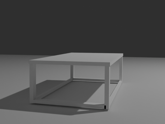 WHITE COFFEE TABLE