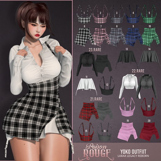 POISON ROUGE Yoko Outfit FATPACK