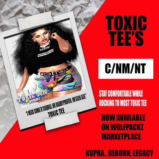 TOXIC TEE - D*CKQUILL (KUPRA , REBORN, LEGACY F)