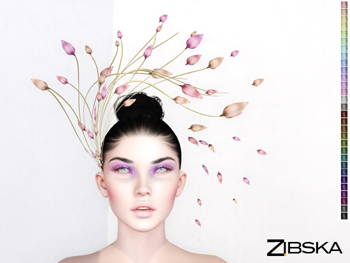 Zibska ~ Yeva Deux color change headpiece