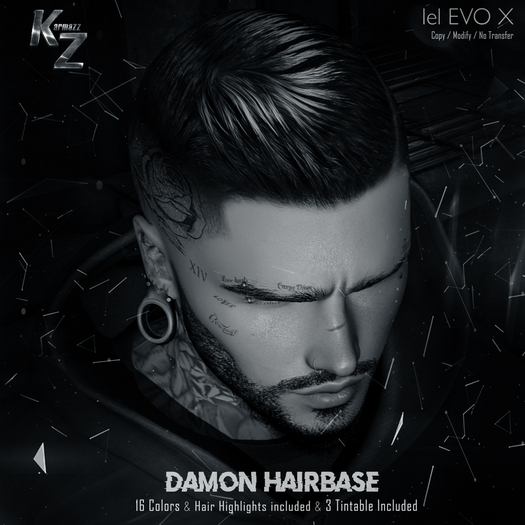 #DEMO KARMAZZ Damon Hairbase - EVOX