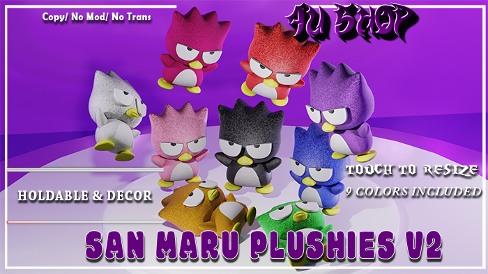 4UShop- San Maru Plushies V2 Fp- Add to Unpack
