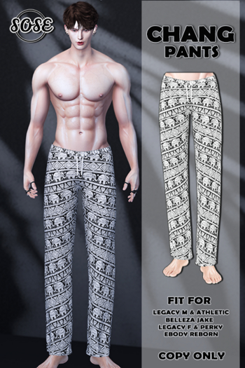 [SOSE] CHANG PANTS -  BLACK