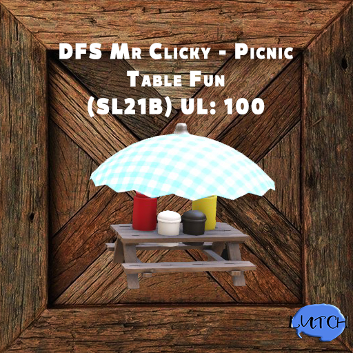 DFS Mr Clicky - Picnic Table Fun (SL21B) UL: 100 RARE