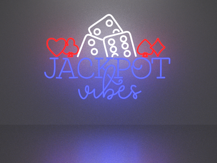 Jackpot 8 neon sign Full Permission