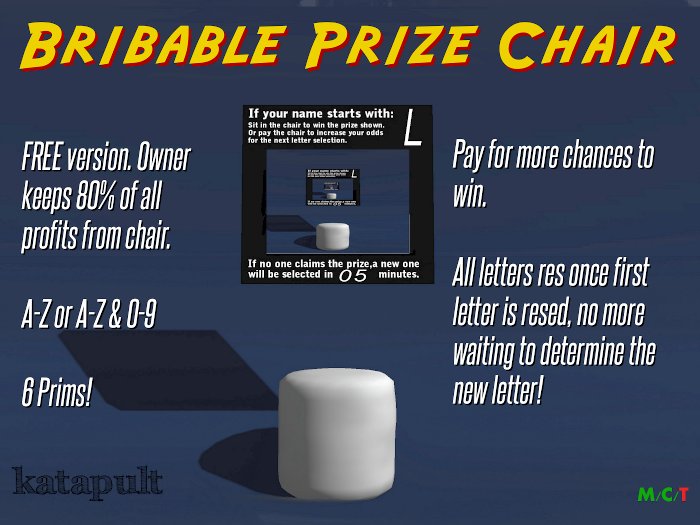 Bribable Prize Chair 