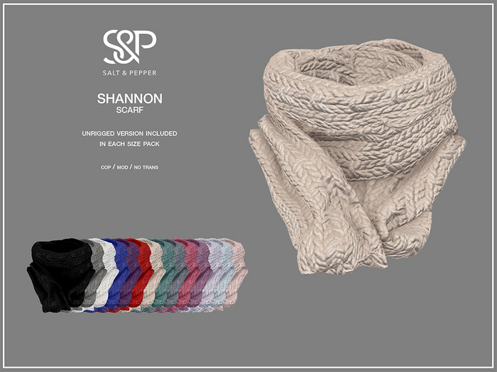 Second Life Marketplace S&P Shannon scarf Belleza GenX Classic (wear