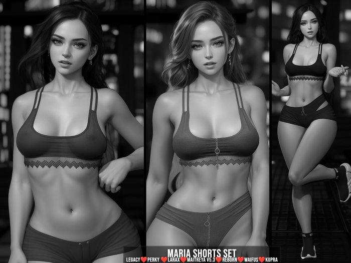 [LECASTLE] Maria Shorts Set *DEMO*