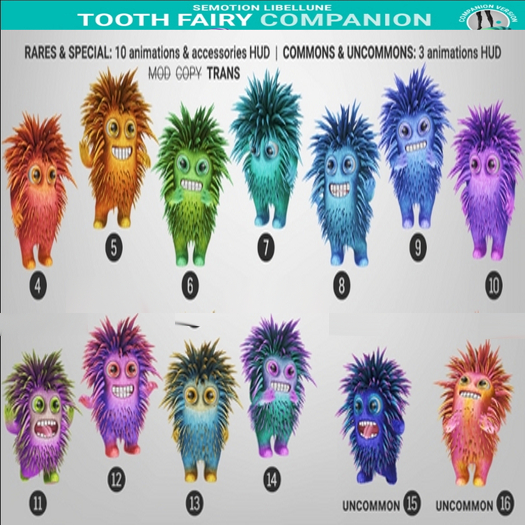 SEmotion Libellune Tooth Fairy Companion COMMON 05