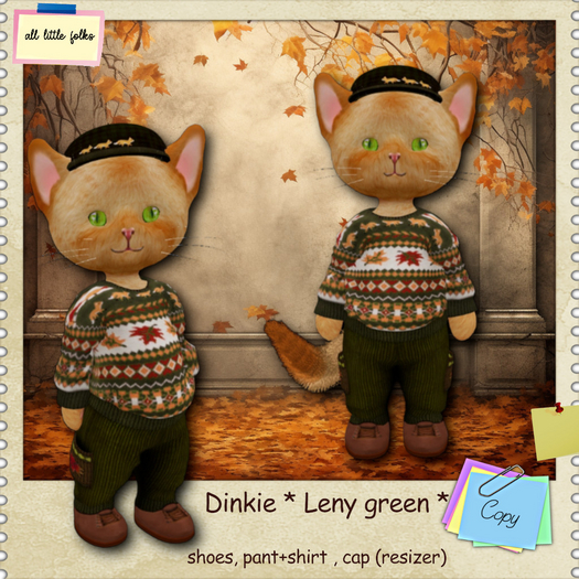 ALF Dinkie * Leny Outfit green