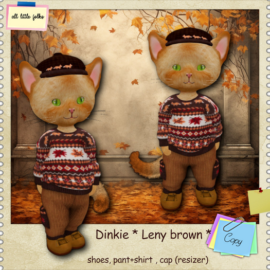 ALF Dinkie * Leny Outfit brown