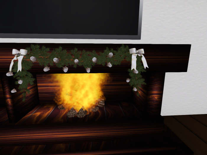 Garland with Bows White/Gold