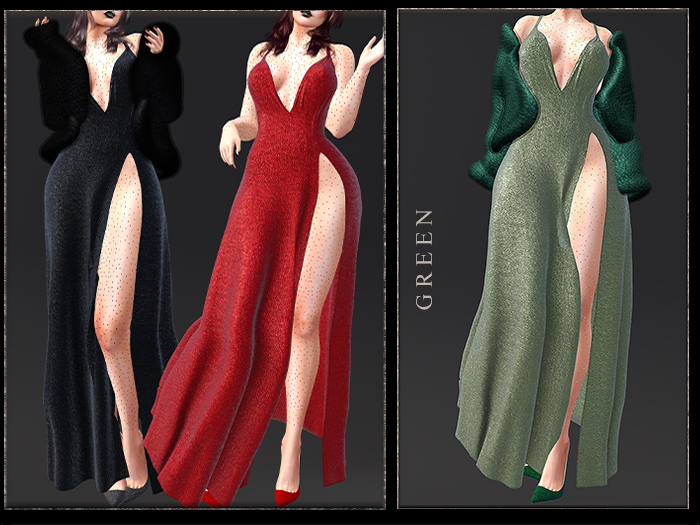 GGVG GWEN GOWN PBR GREEN