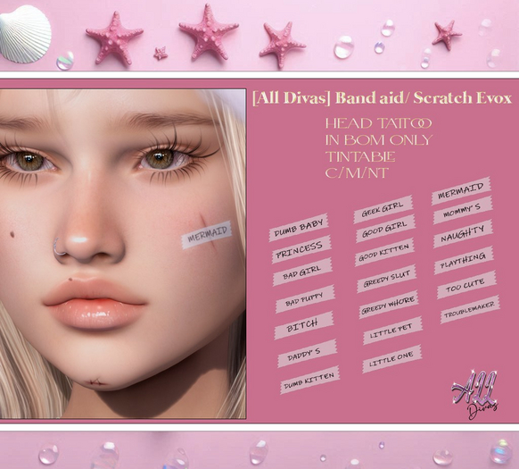 [All Divas] Band aid/ Scratch Evox