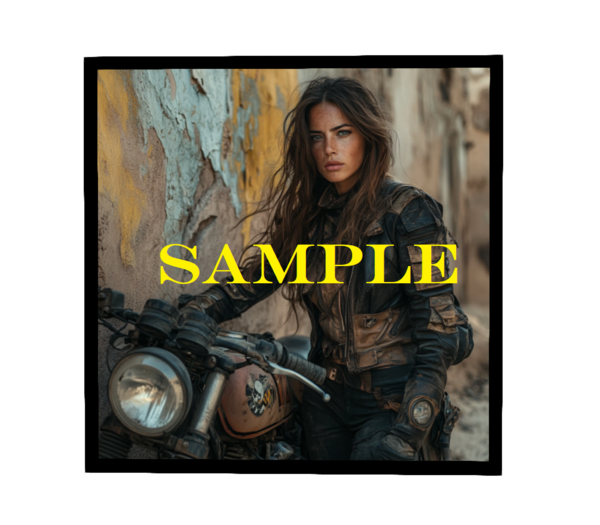 Motorcycle Model Framed Poster Wall Art