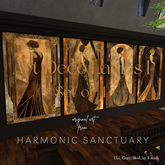 HS Art Deco Ladies I Set of 4