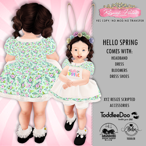 *-* Royal Pain *-* Hello Spring 2024 GREEN