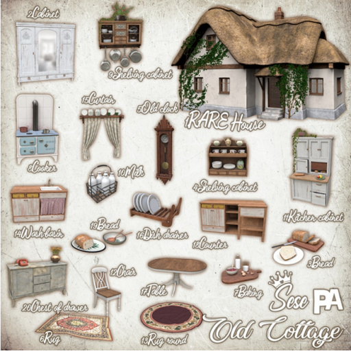 1. Sese & PA - Old Cottage - House RARE