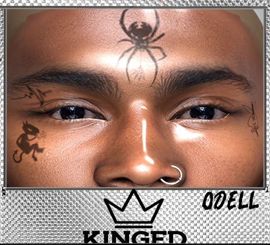 [KINGED] BADBOY FACE TATS ODELL