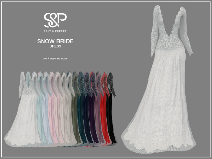 S&P Snow Bride dress Reborn (wear to unpack)